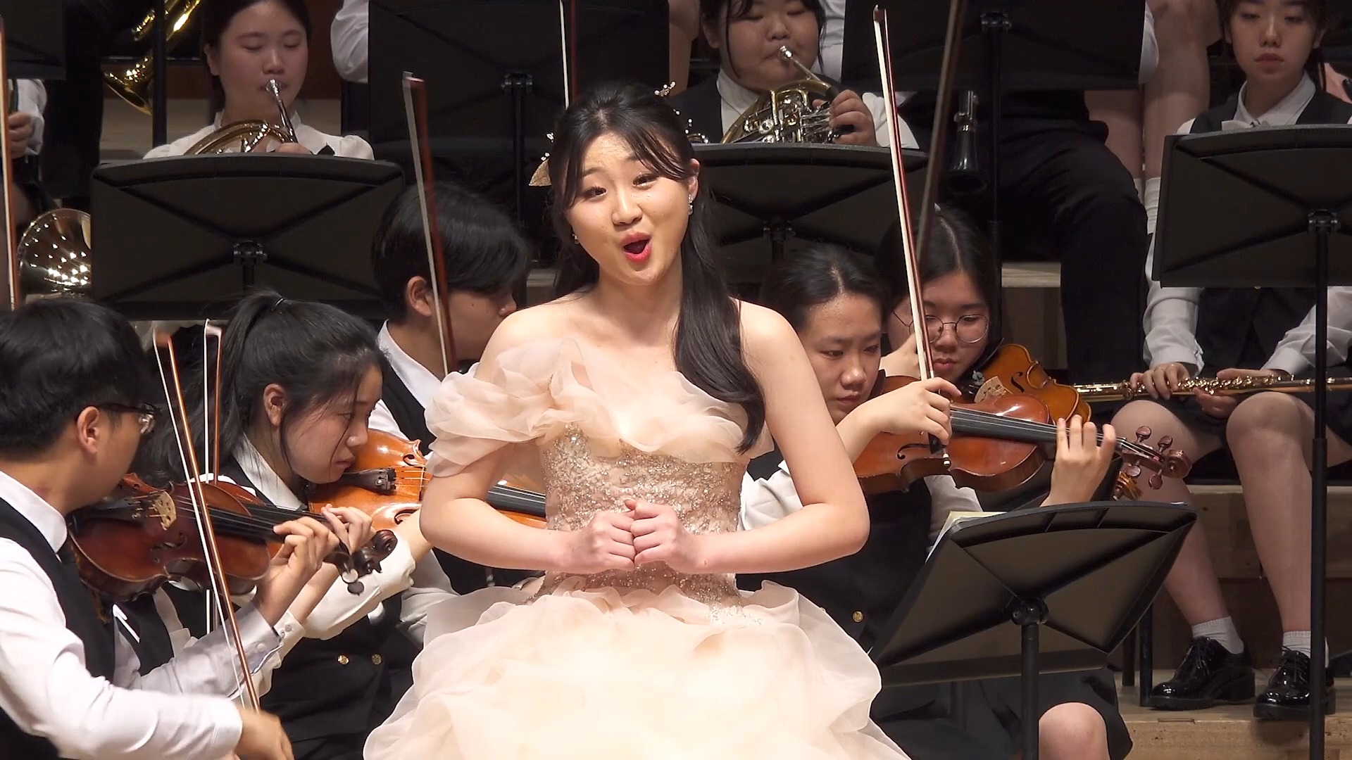 2023年釜山艺术高中 女高音歌剧独唱 唐帕斯夸莱 选段 quel guardo il