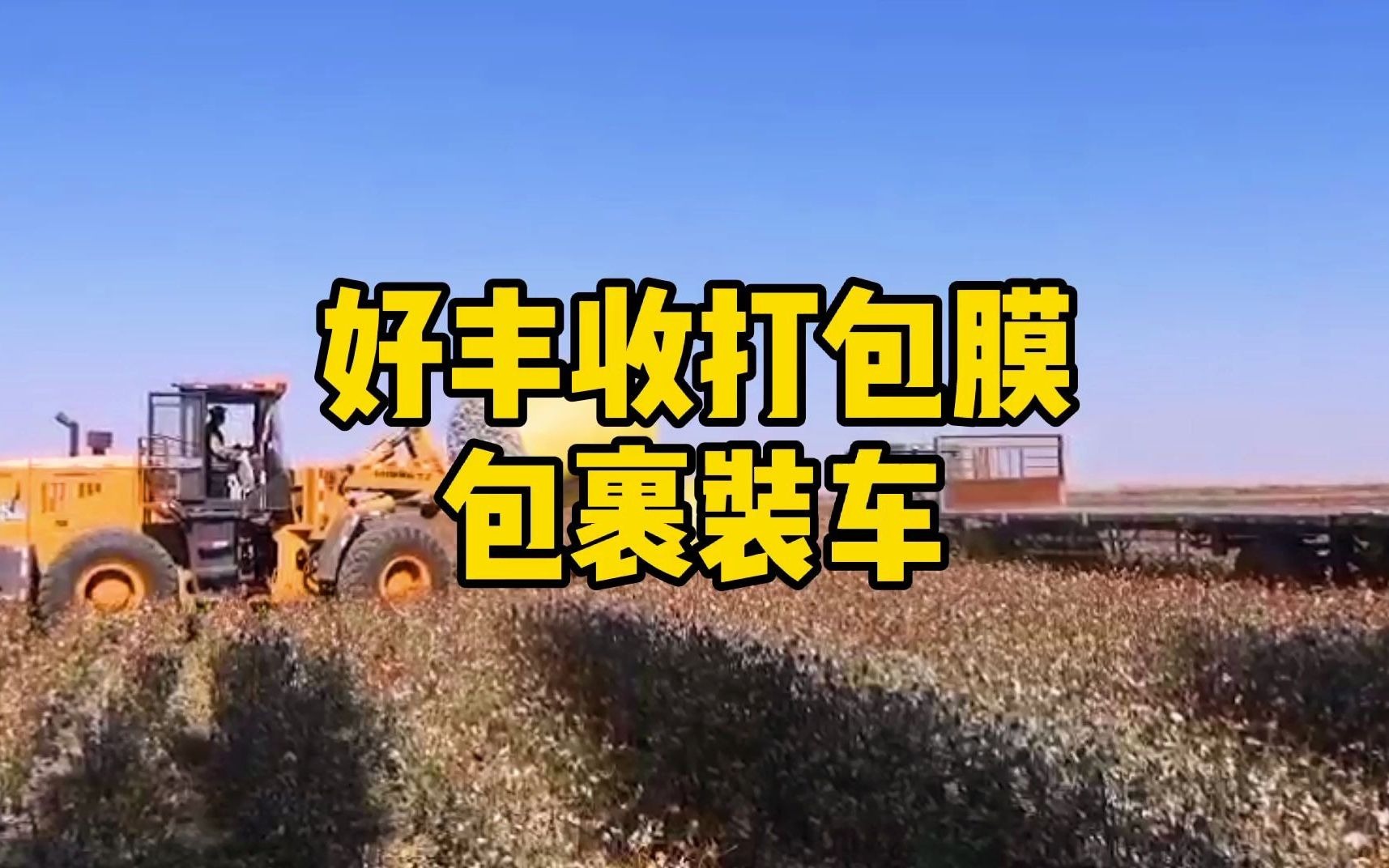 好丰收打包膜 棉花包裹装车 争做国货第一品牌