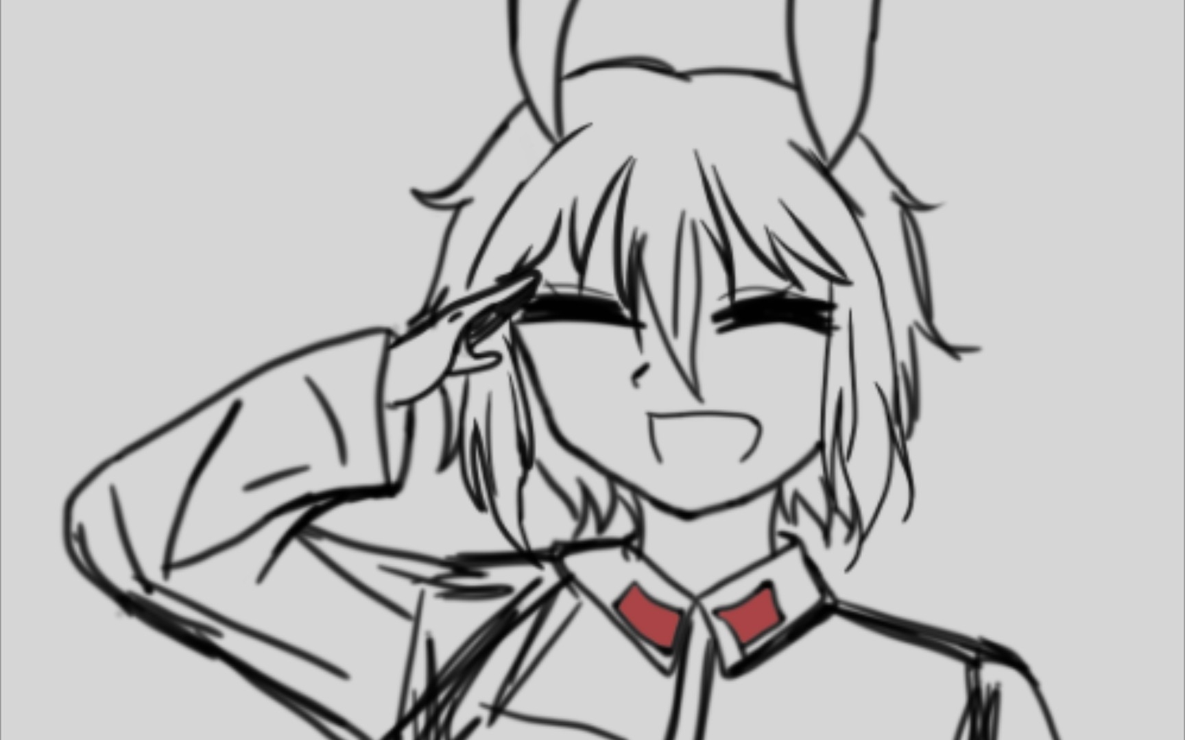 【那兔/手书】庆七十三周年华诞