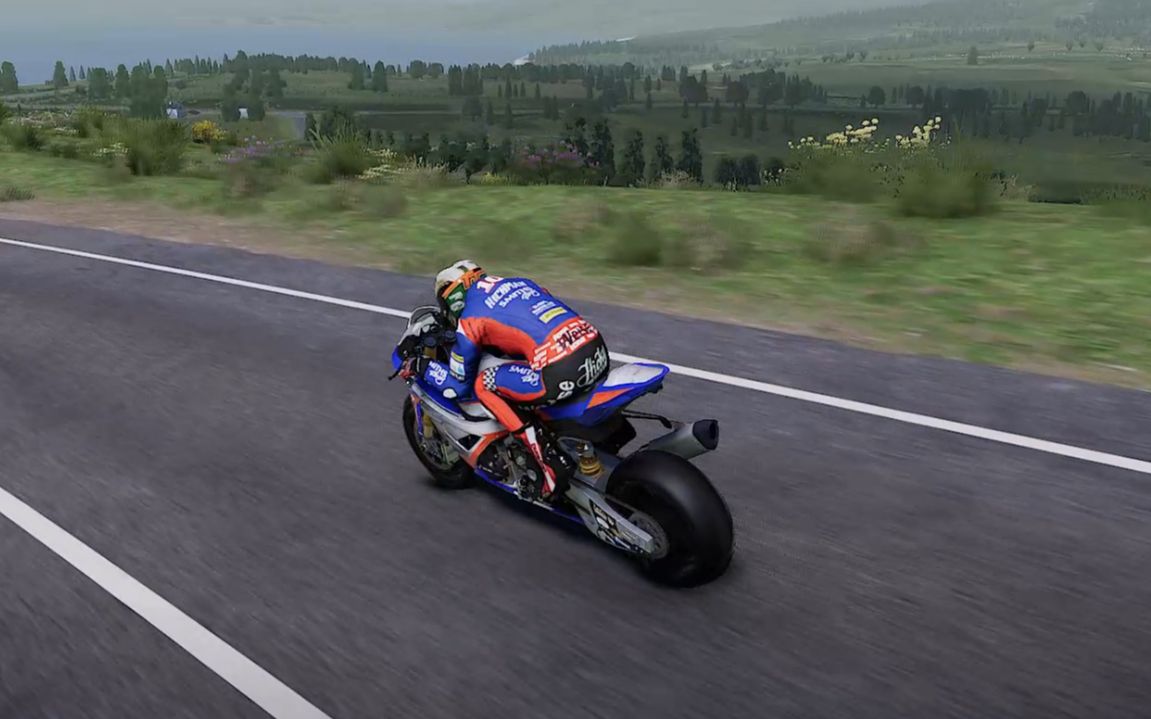 史上油门声浪最真实的摩托车游戏【曼岛tt2】宝马声音太好听了