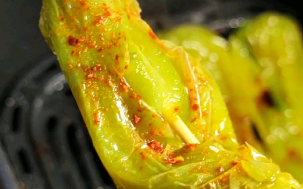 空气炸锅深夜烤串系列(二) –虎皮尖椒