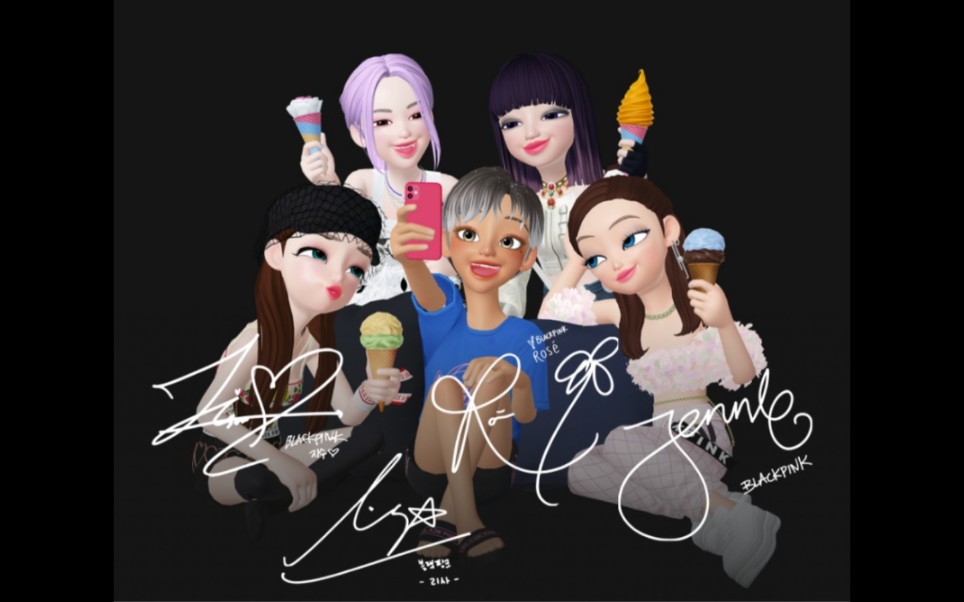 【zoriy】崽崽zepeto中文版blackpink线上崽崽签名会36个视频合集