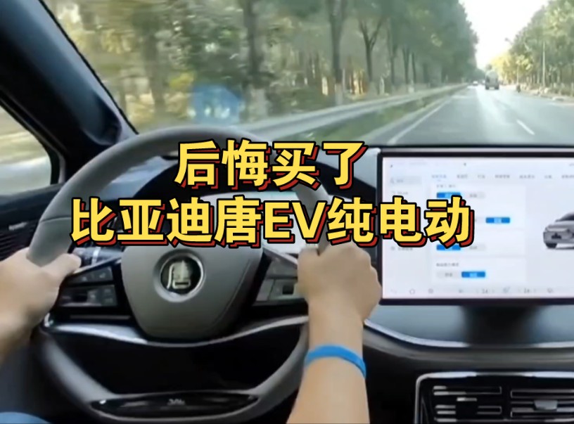 后悔买了比亚迪唐EV纯电动,让我无言以对哔哩哔哩bilibili
