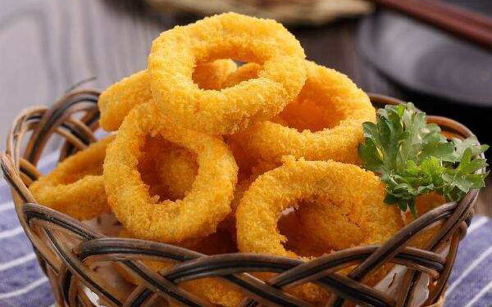 【酥脆可口的炸洋葱圈! —— 洋葱还能这样美味!