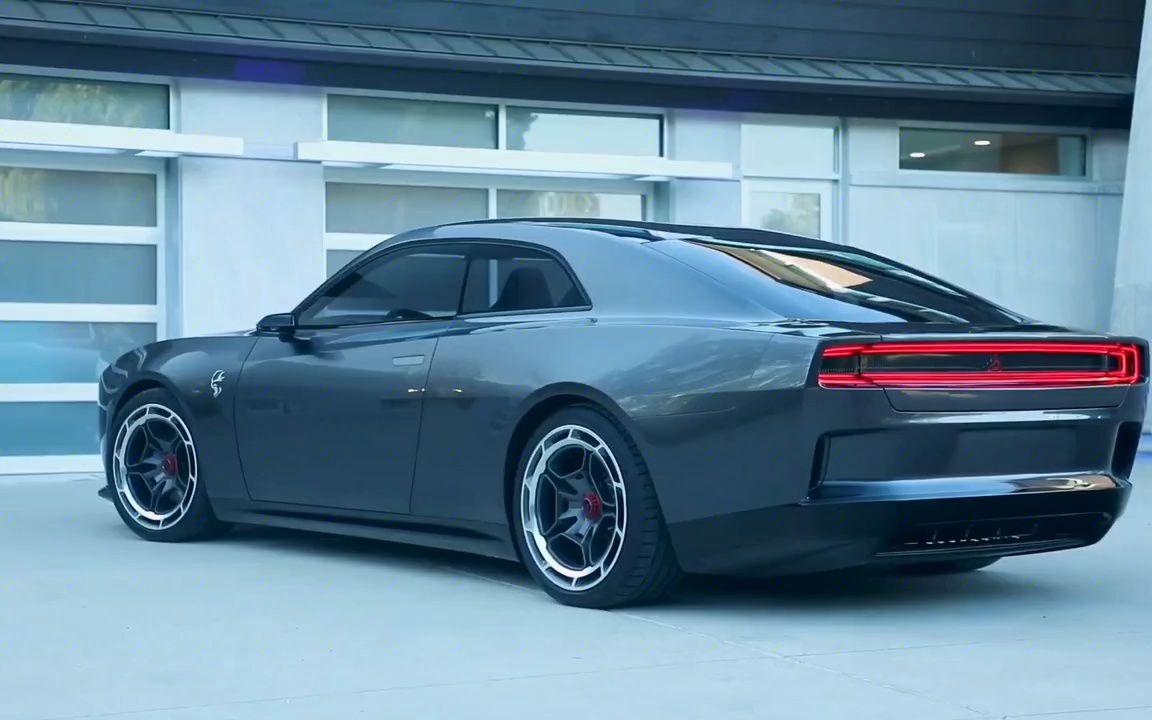 道奇发布全新道奇挑战者daytona srt纯电动双门概念跑车