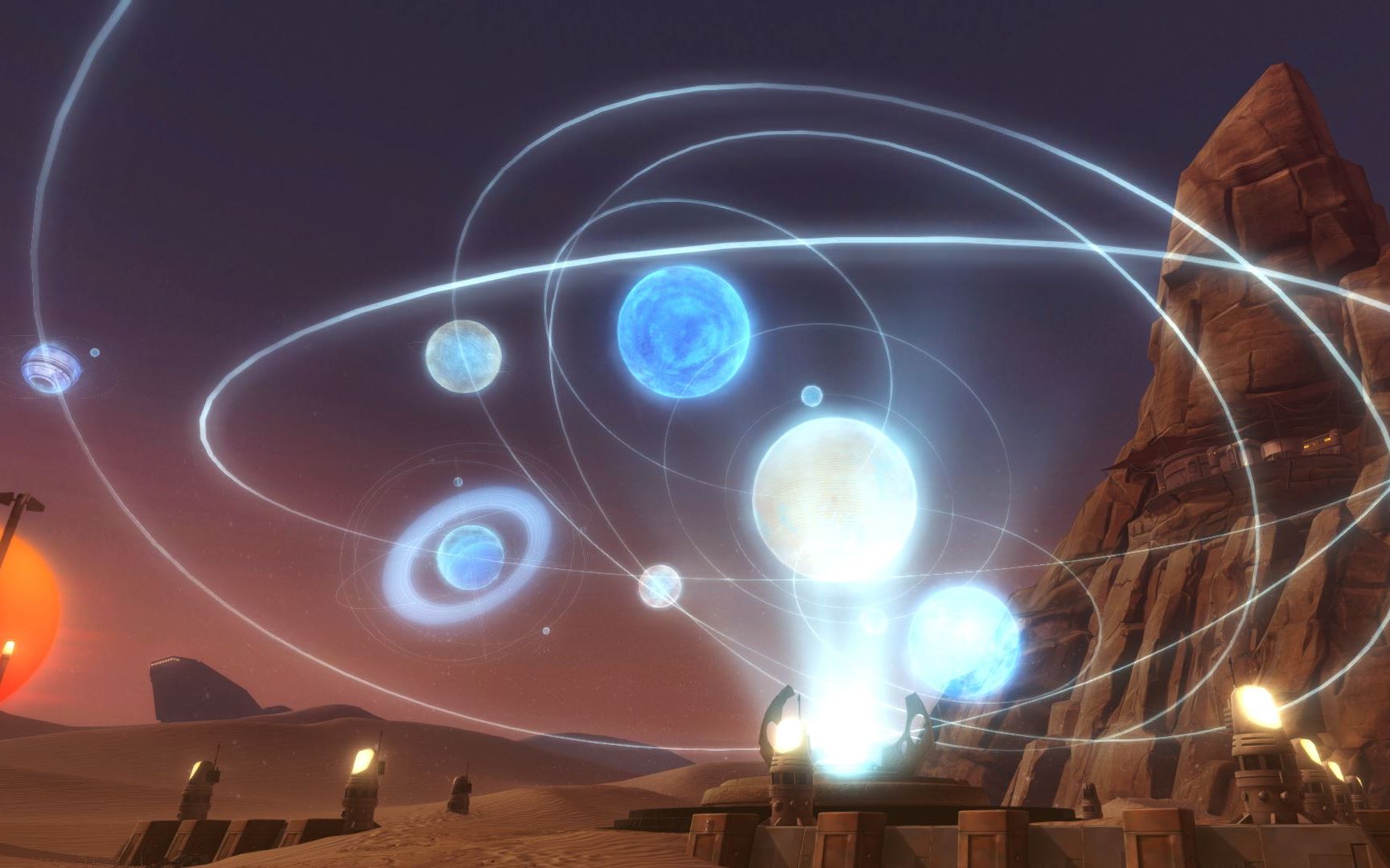 星球大战 旧共和国 行星上的全息星图