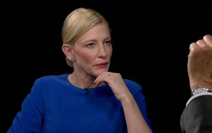 [图]蓝色茉莉 凯特布兰切特访谈 2013 Cate Blanchett Charlie Rose