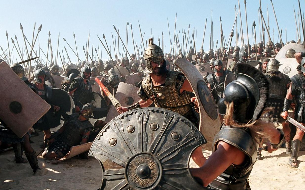 从没见过这么生猛的皮特,饰演希腊战神阿喀琉斯阵中杀敌当者披靡_哔哩