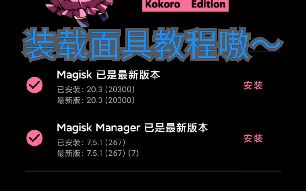 【magisk】教你如何刷入面具哔哩哔哩bilibili