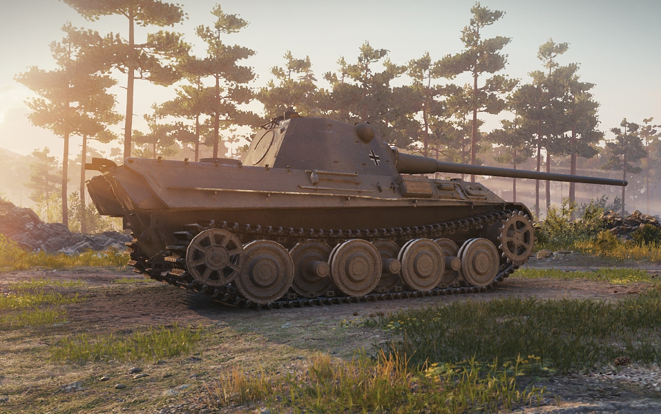 坦克世界〗无灯战士,旧德意志帝国陆军的(黑)豹ii式中型坦克实战与