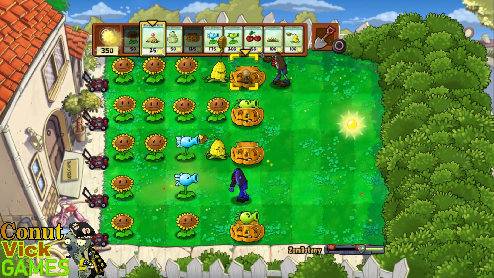 pvz迷你游戏—植物僵尸