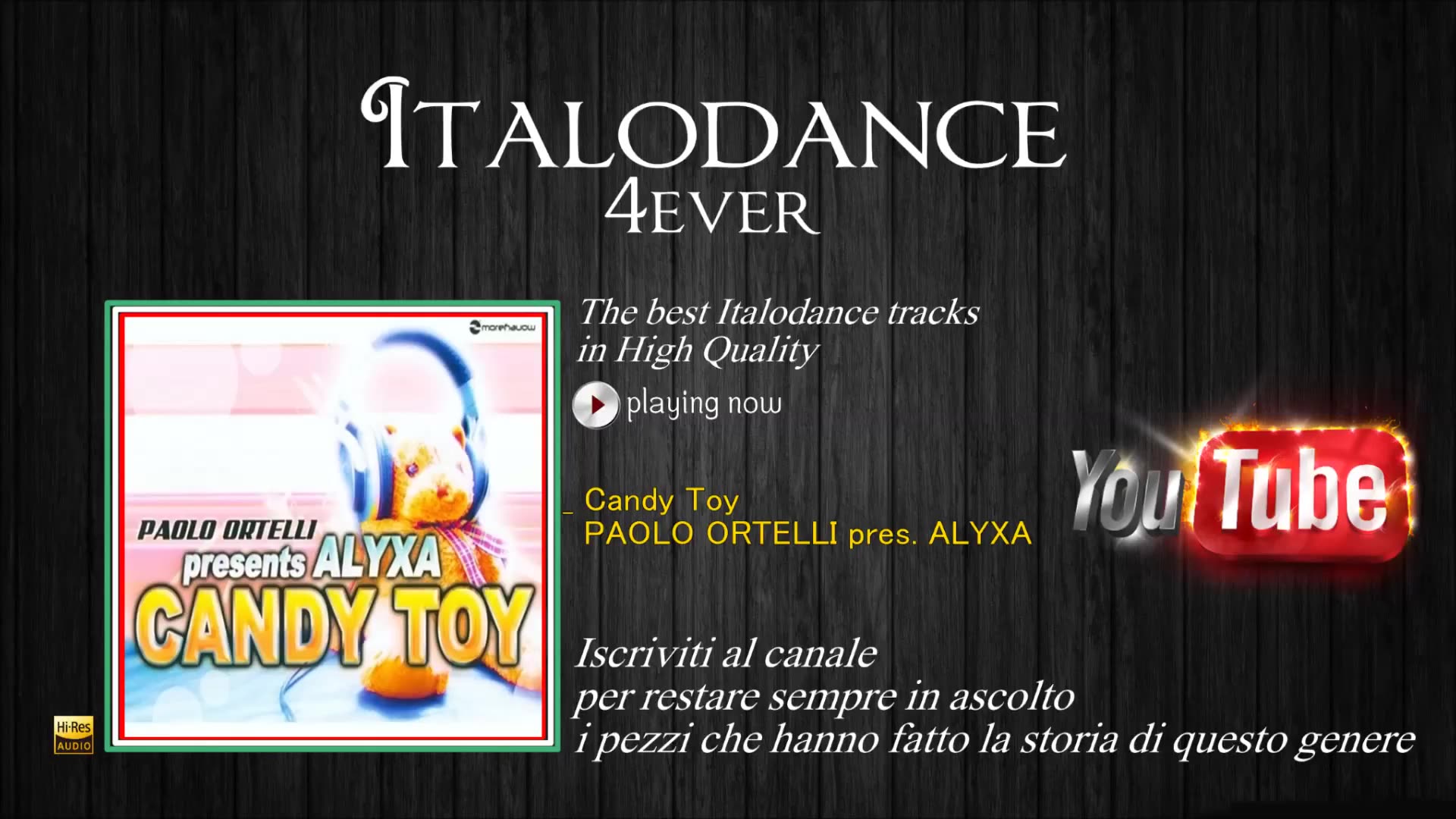 [图]意大利电音舞曲 Paolo Ortelli pres. Alyxa - Candy Toy (Club Radio Edit) 2006