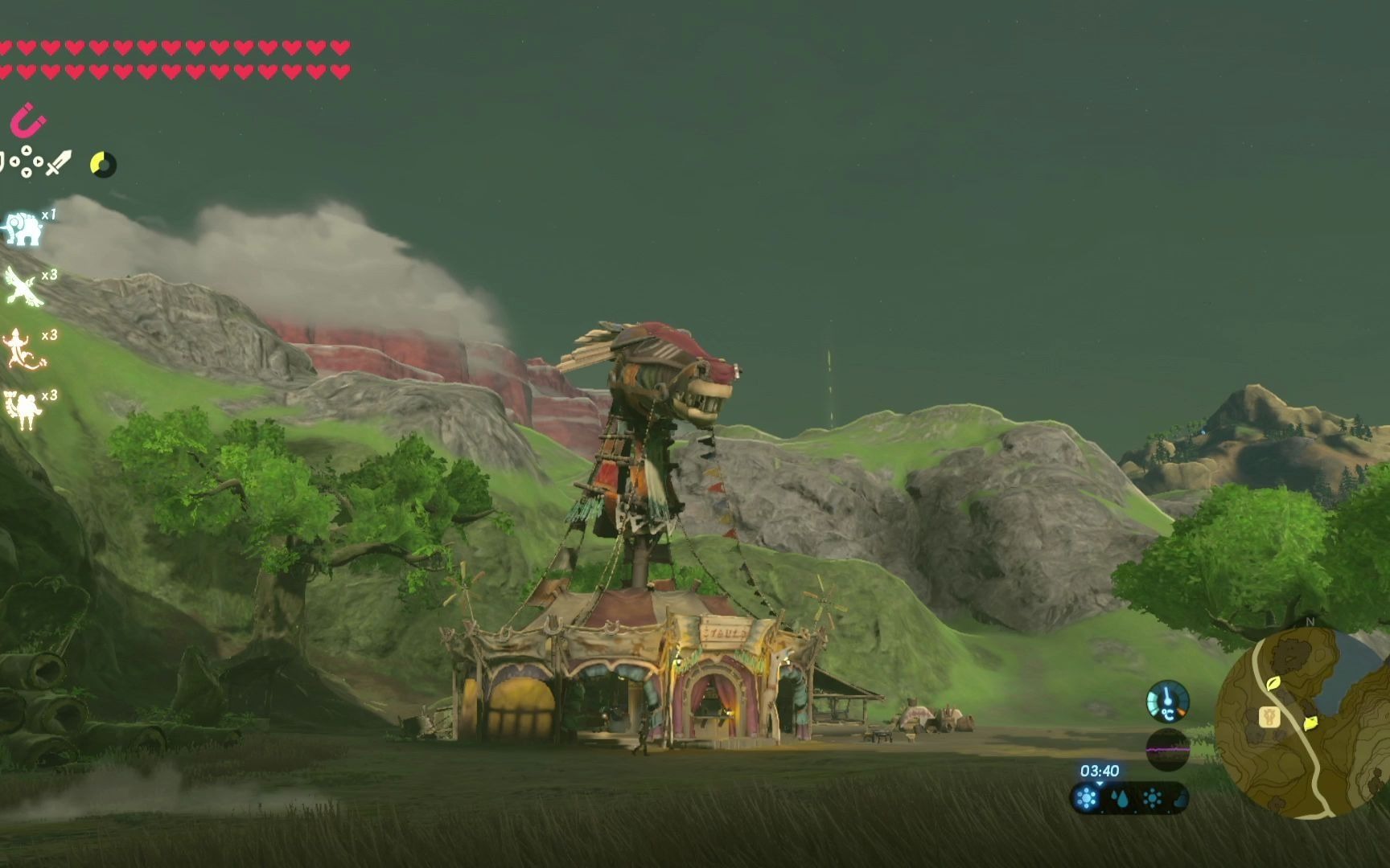 塞尔达风景 平原外围的驿站 视角1