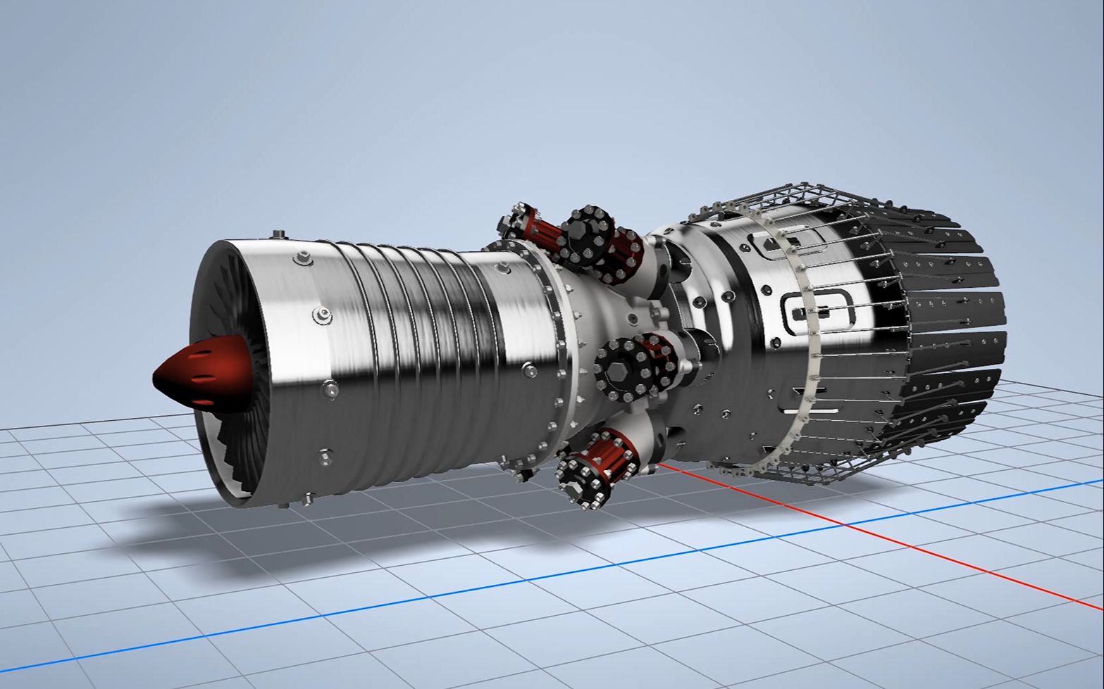 #XYZ024#涡喷!涡轮喷气式发动机三维CAD模型3D拆解,机械党福利!航空爱好者别走!|基于Autodesk Inventor制作哔哩哔哩bilibili