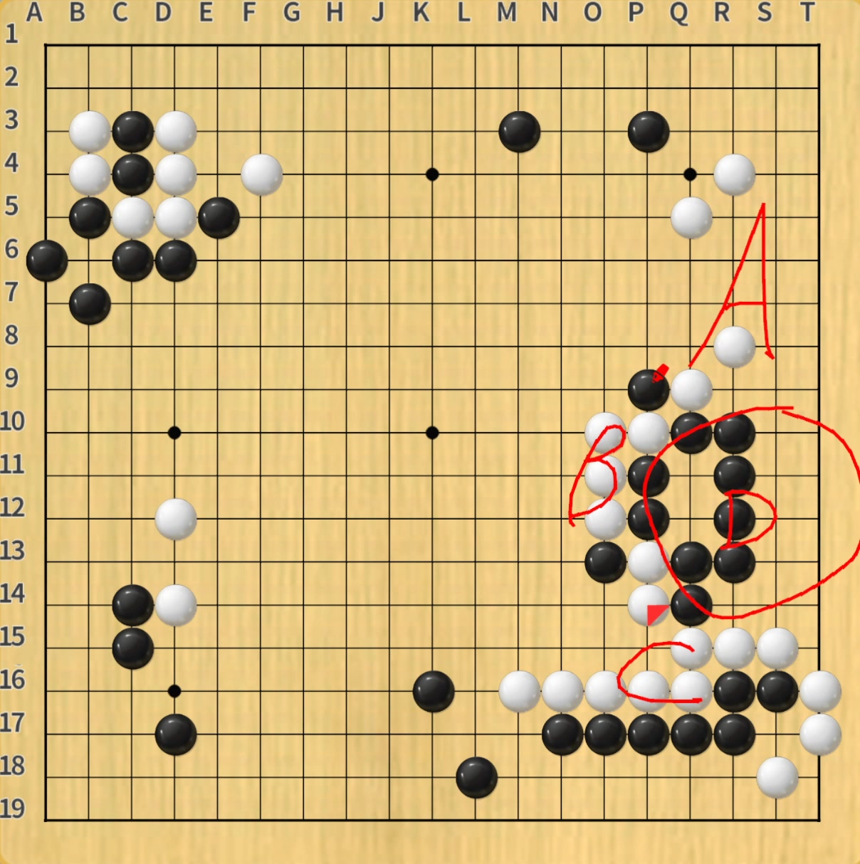 围棋攻杀大龙 - 为级位小朋友讲解 20211127