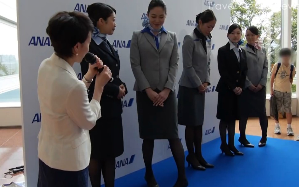 2014日本全日空航空公司新制服发表会哔哩哔哩bilibili