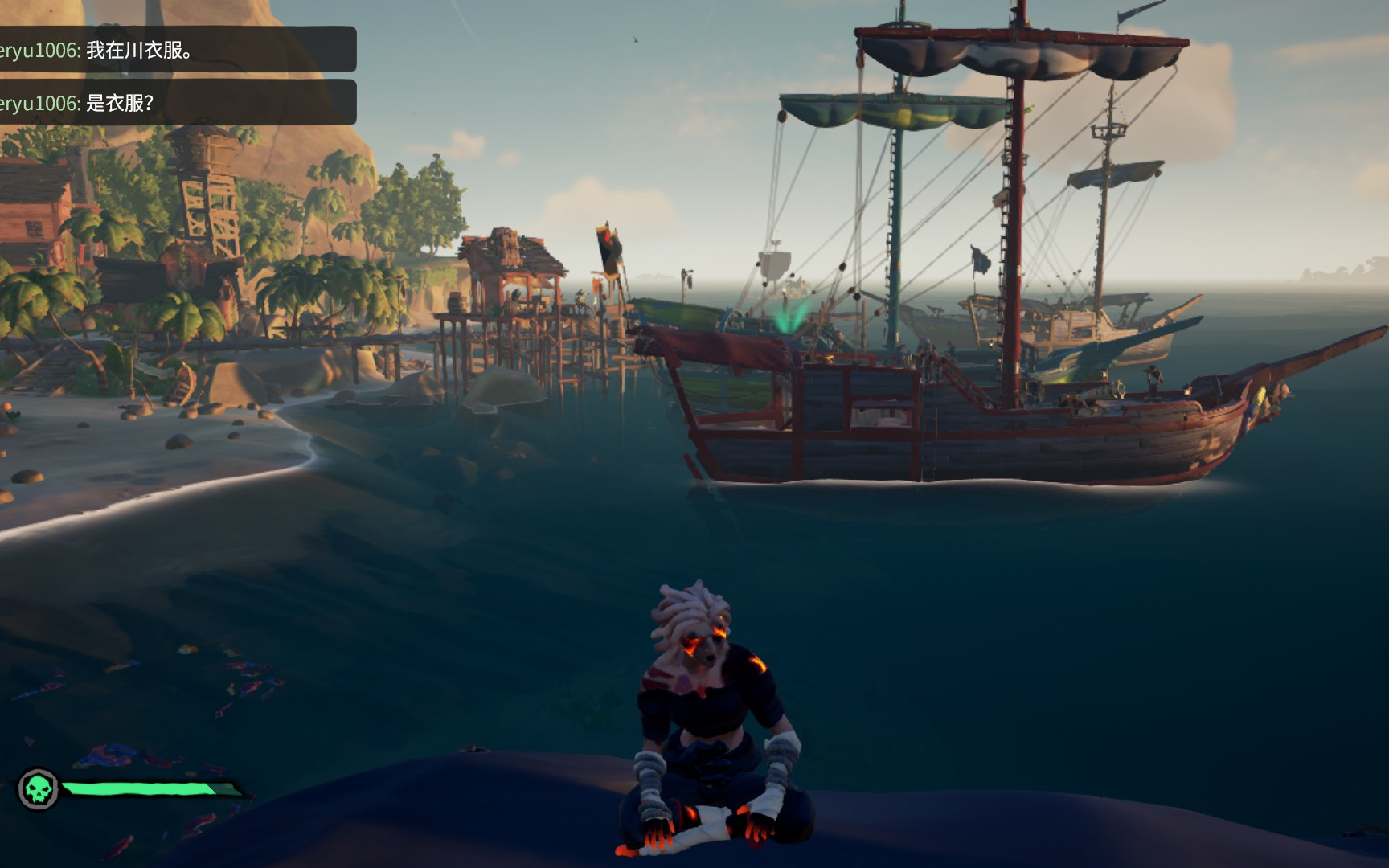 sea of thieves 盗贼之海 鲨鱼联盟追杀大鲨鱼