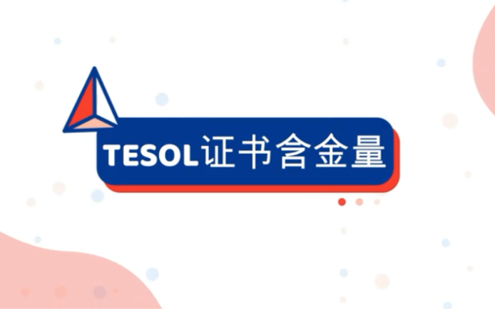 TESOL证书含金量到底高不高?让我们一起来了解一下吧哔哩哔哩bilibili