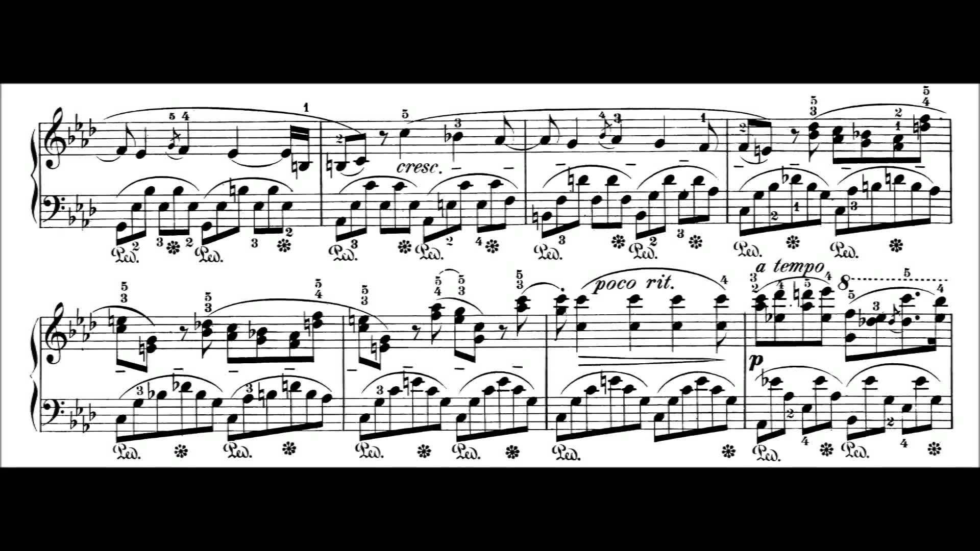 [图]肖邦 f小调幻想曲 作品49 Chopin Fantaisie Op.49 (Kissin, Zimerman, Pollini, Rubinstein,