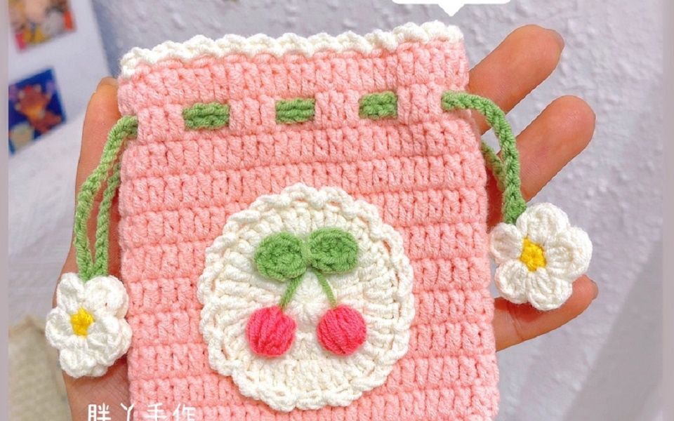 胖丫手作 樱桃零钱包