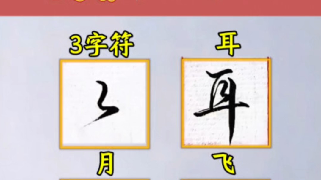 学会3字符,你就会很多连笔字哔哩哔哩bilibili