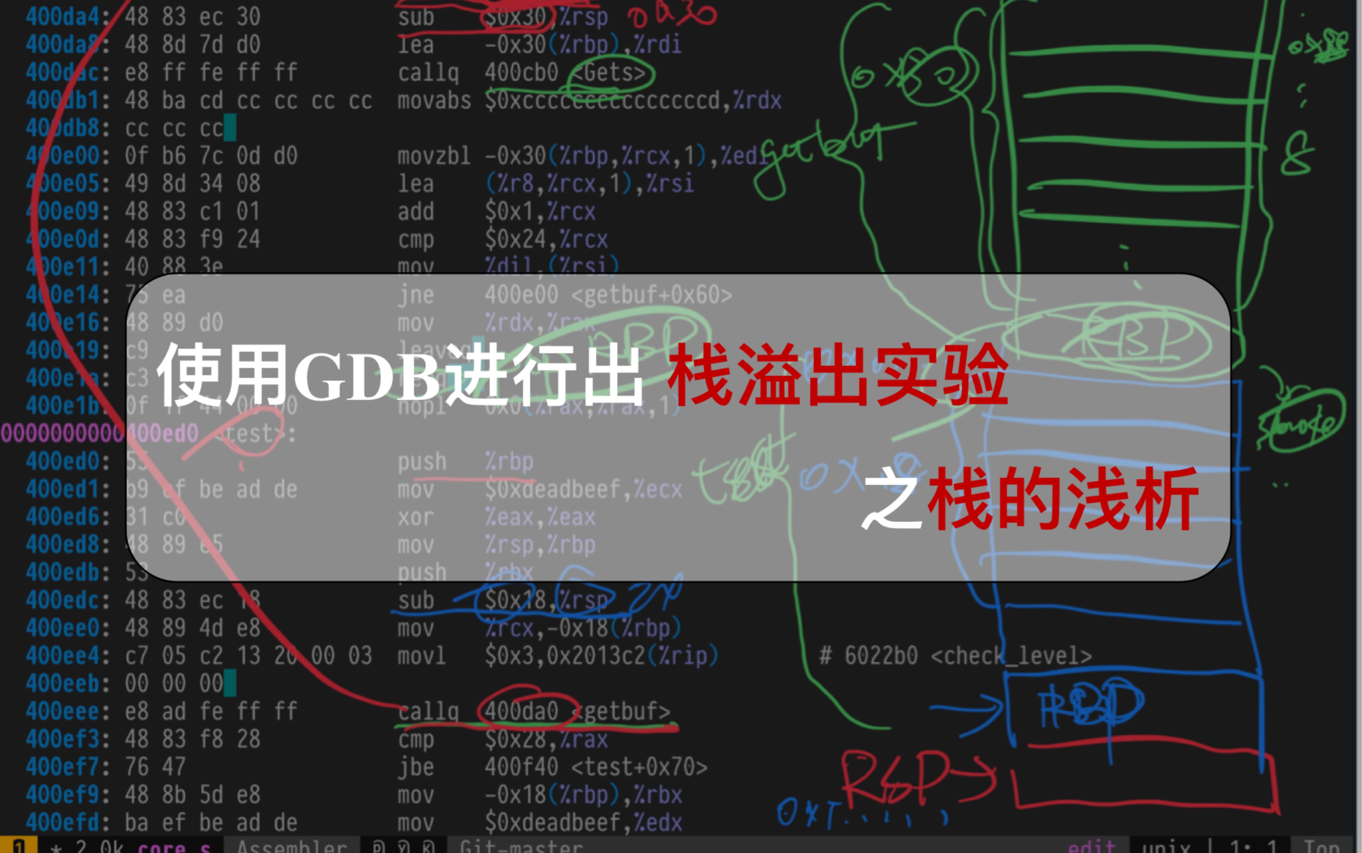 CSAPP: Buffer Overflow 栈溢出攻击实验