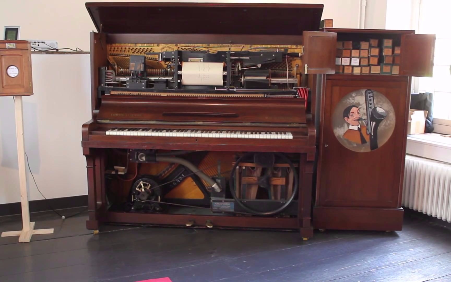 古董自动钢琴hupfeldanimaticclavitis