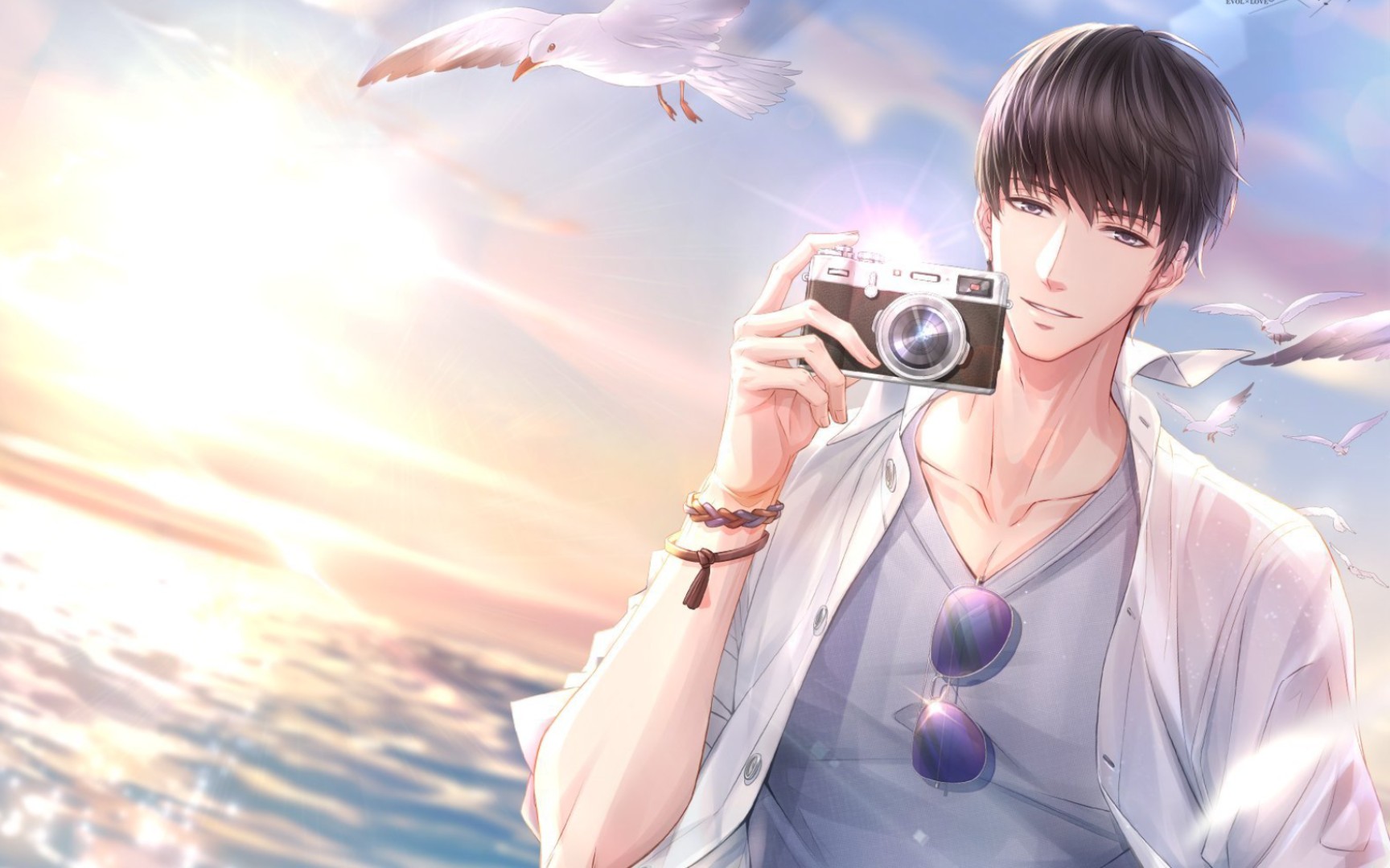 【恋与制作人|海角假日】许墨61幻海诺言 夏日事件簿