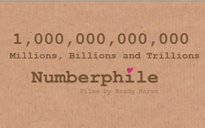 Billion到底是多大?How big is a billion  Numberphile哔哩哔哩bilibili