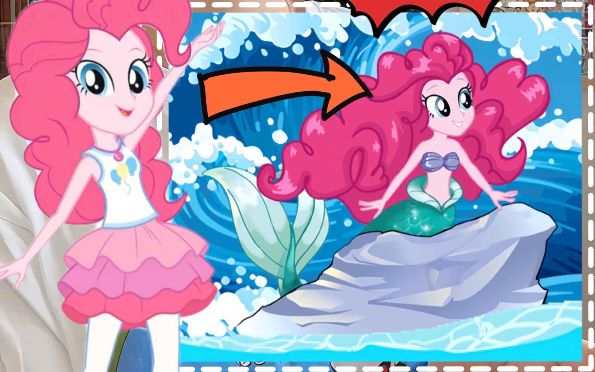 平板绘画:把碧琪变成美人鱼