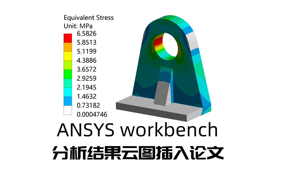 [图]论文插图用ANSYS workbench分析结果云图的制作