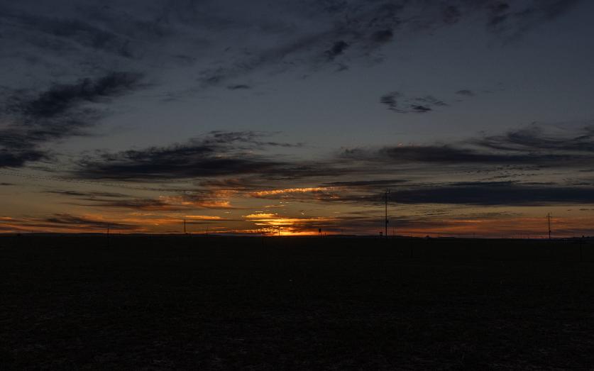 希拉穆仁草原日出
