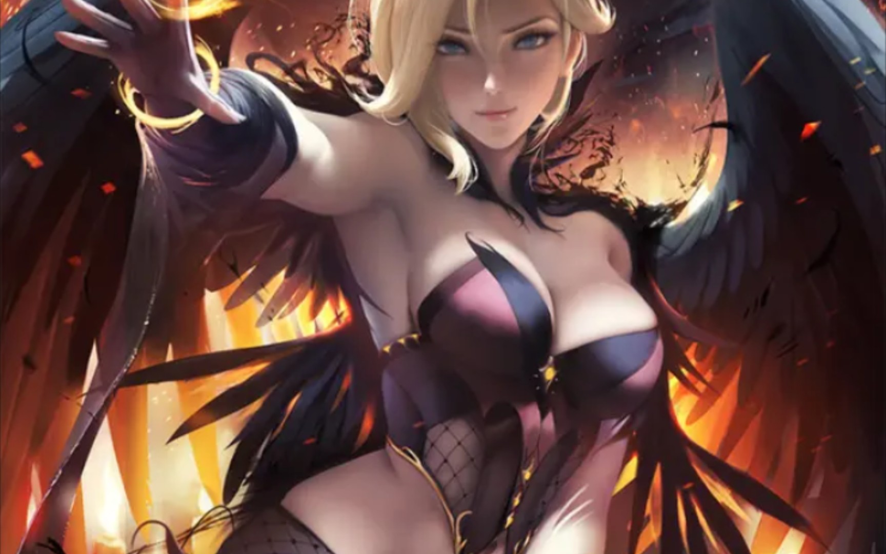 莫伊拉:抱歉,天使(笑)