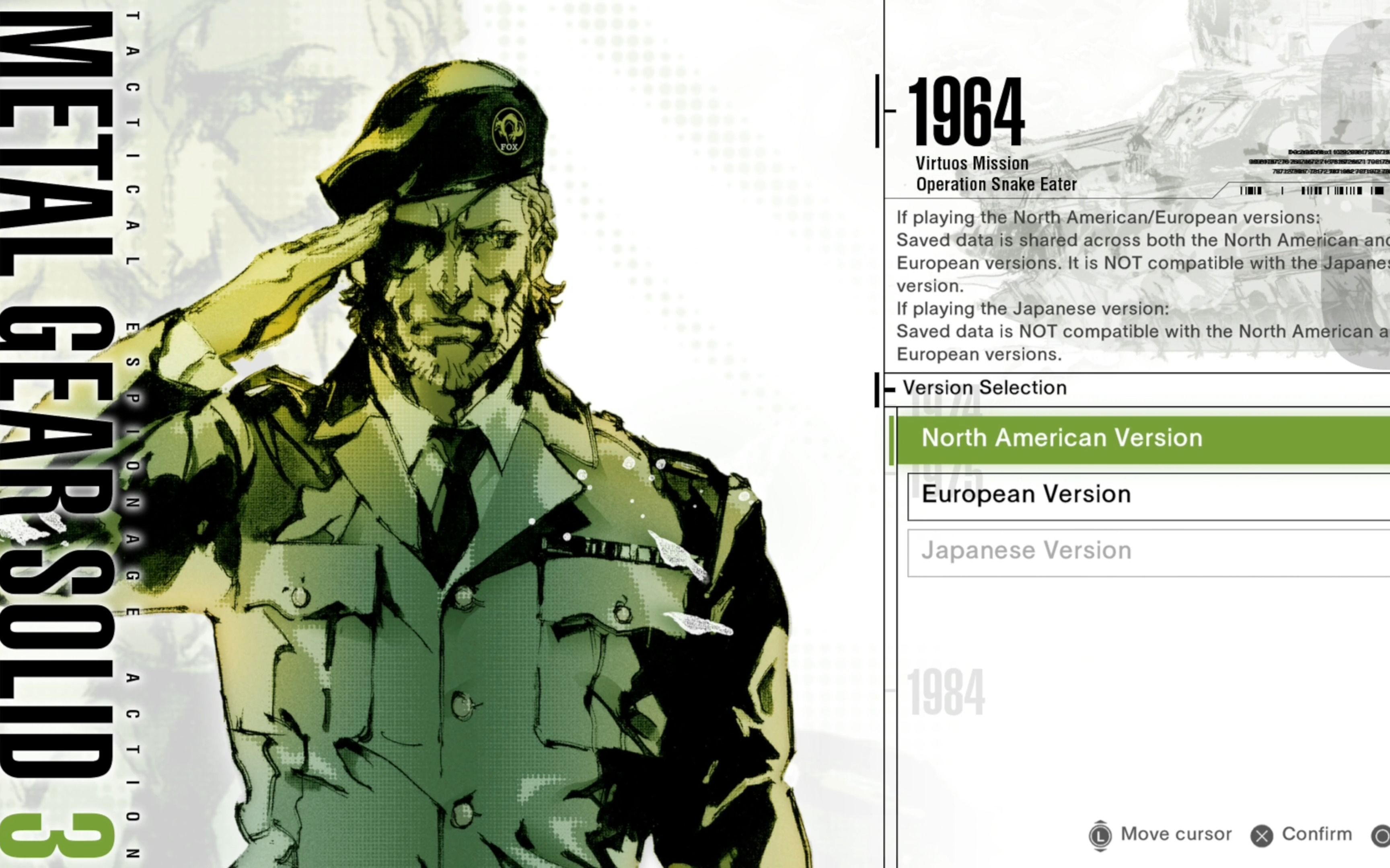 《合金装备 3 master collection vol.1》ps5 游戏