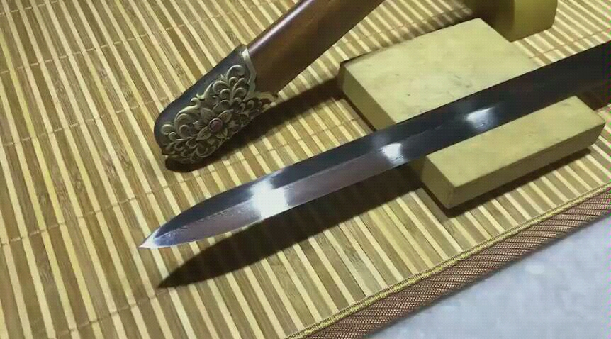 百花铜装百炼钢双手剑绣春雁翎刀和风堂美术刀剑龙泉宝剑日本刀 汉剑