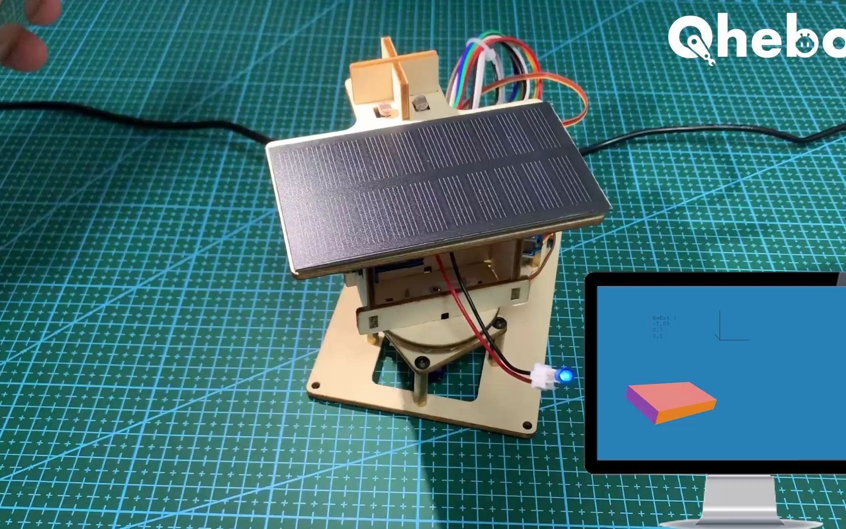 050-02.基于arduino的智能太阳能追光追踪器