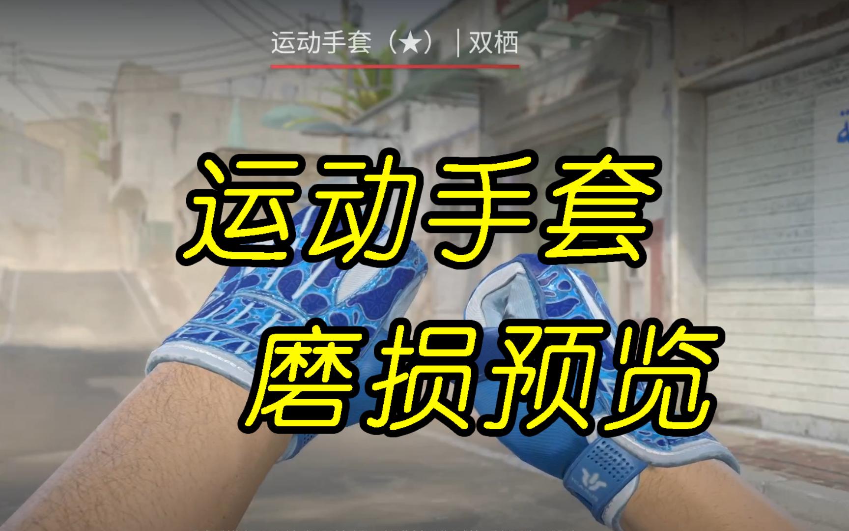 cs2 运动手套磨损预览(双栖)