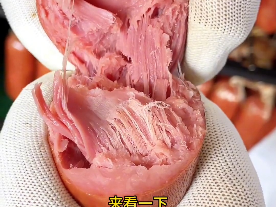 自制大肉块火腿方法图片