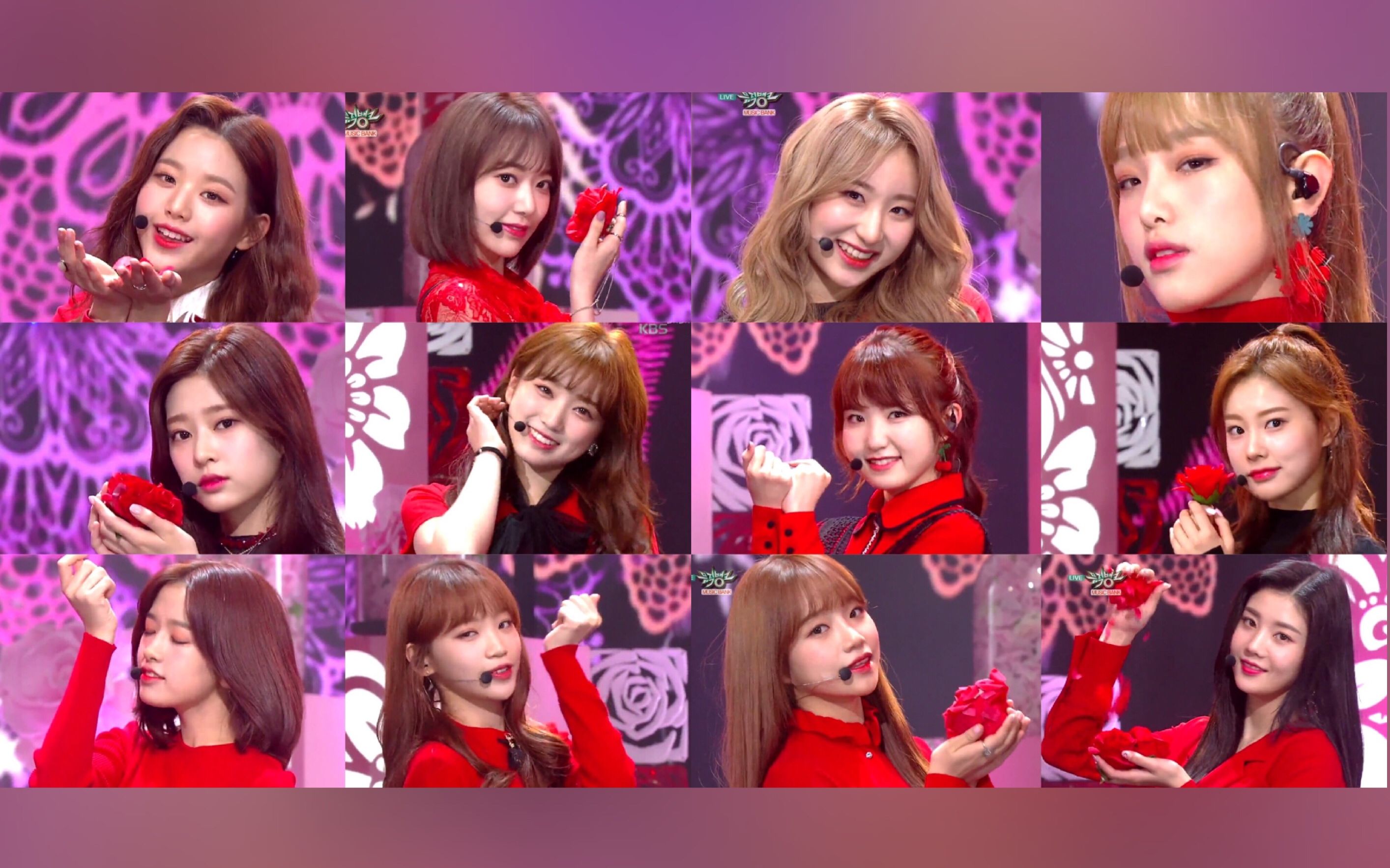 【舞台|混剪】【踩点向】izone-la vie en rose超全十合一绝美换装