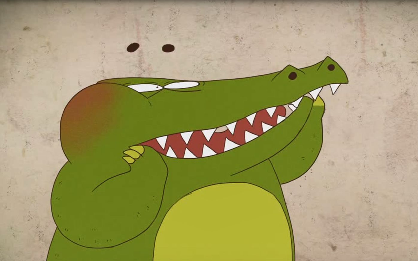 鳄鱼拔牙记小白牙医你看起来好可怕