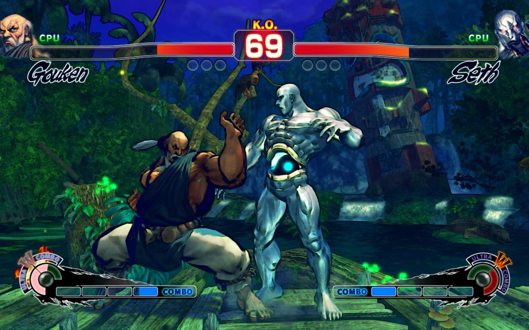 终极街头霸王4 真钢拳 vs 真赛斯