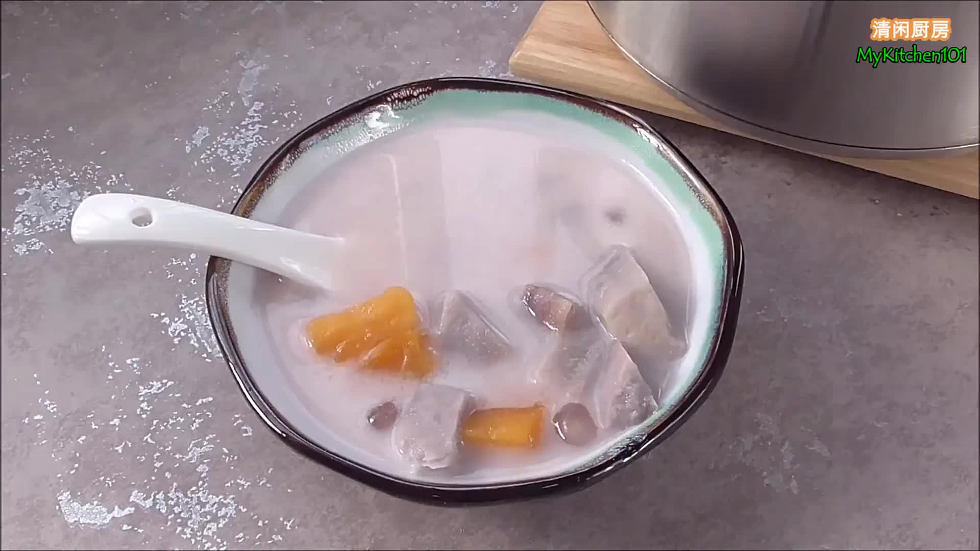 (油管搬运 非商用) 香浓摩摩喳喳糖水(bubur cha-cha)-南洋甜品, 冷热