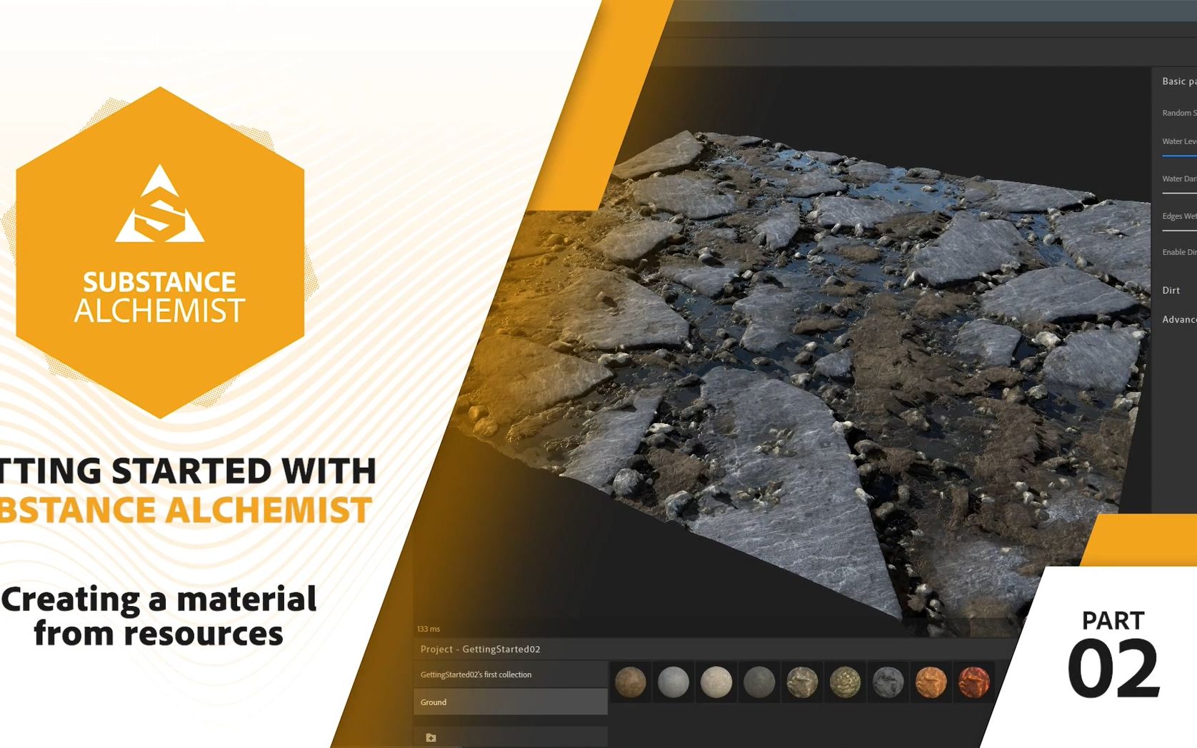 (基础流程)如何用substance alchemist(炼金术士)混合材质