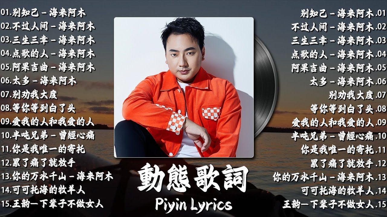 7815 开车必听的50首歌曲【動慴歌詞lyrics】别知己 - 海来阿木