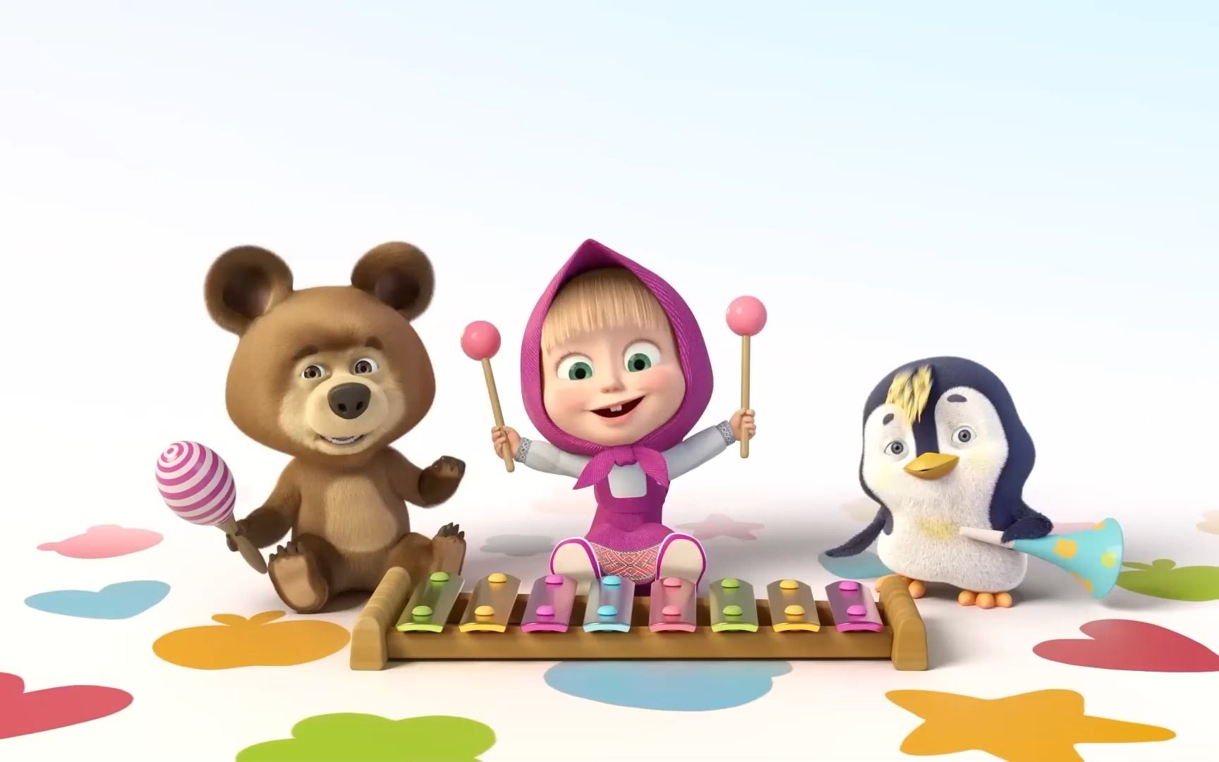 【玛莎和熊masha and the bear】2023 英语启蒙歌曲 童谣 英文启蒙