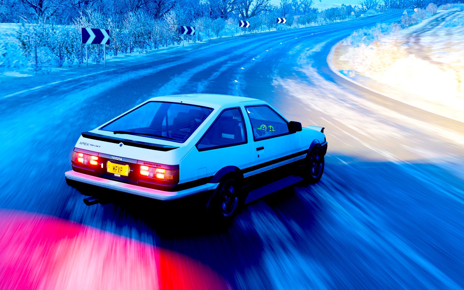 【地平线4/m森】爆改达到一千多匹的ae86开起来是什么感觉?