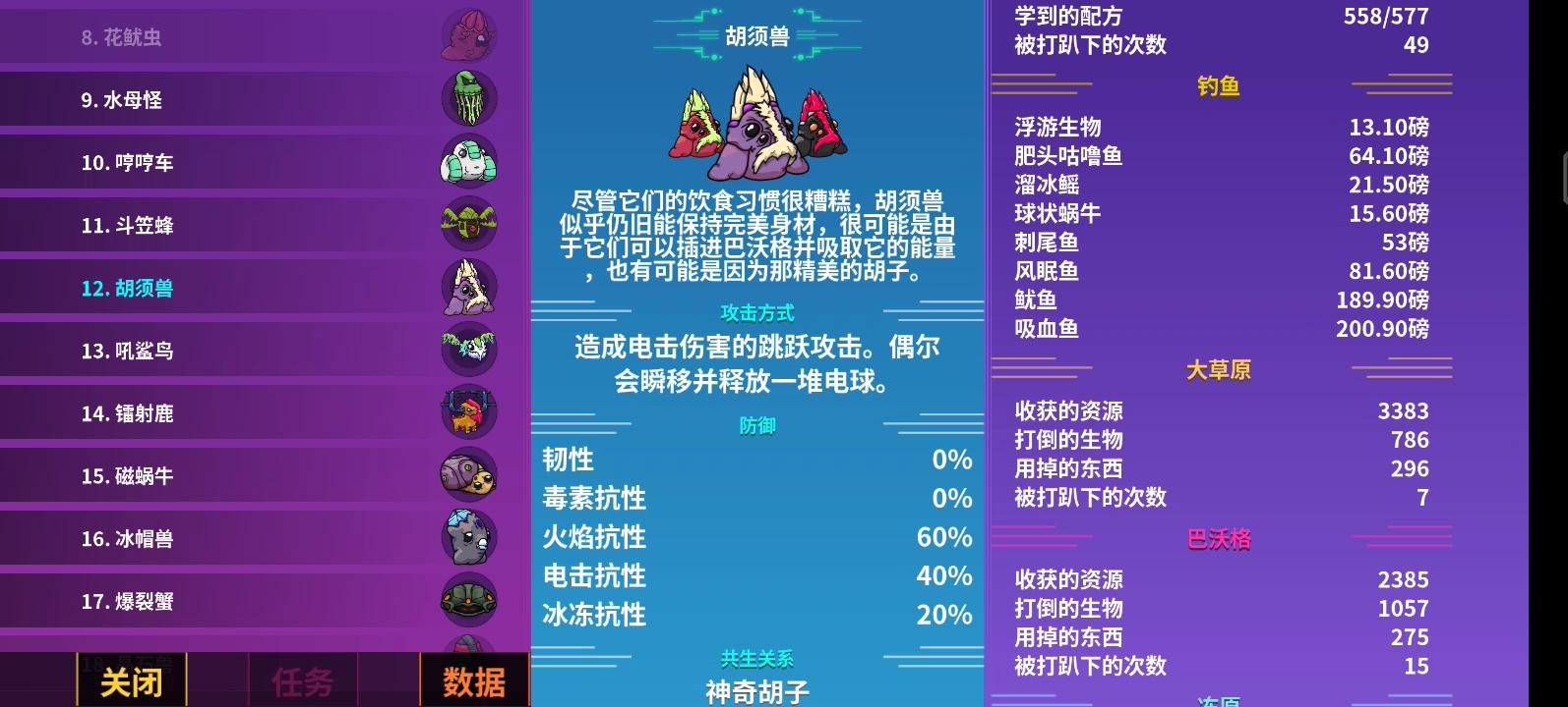 崩溃大陆图鉴(怪物类)