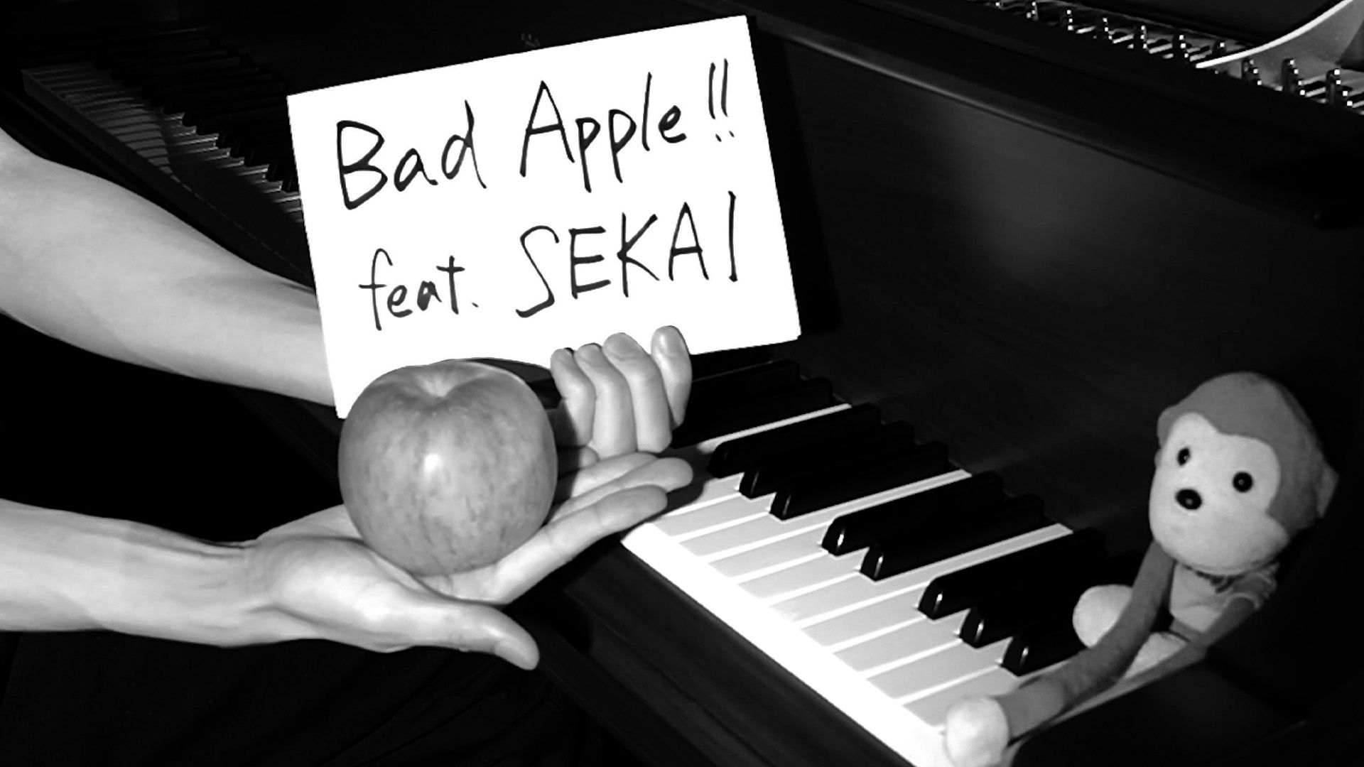 [图]【触手猴】「Bad Apple!! feat.SEKAI」を弾いてみた【東方×プロセカ】