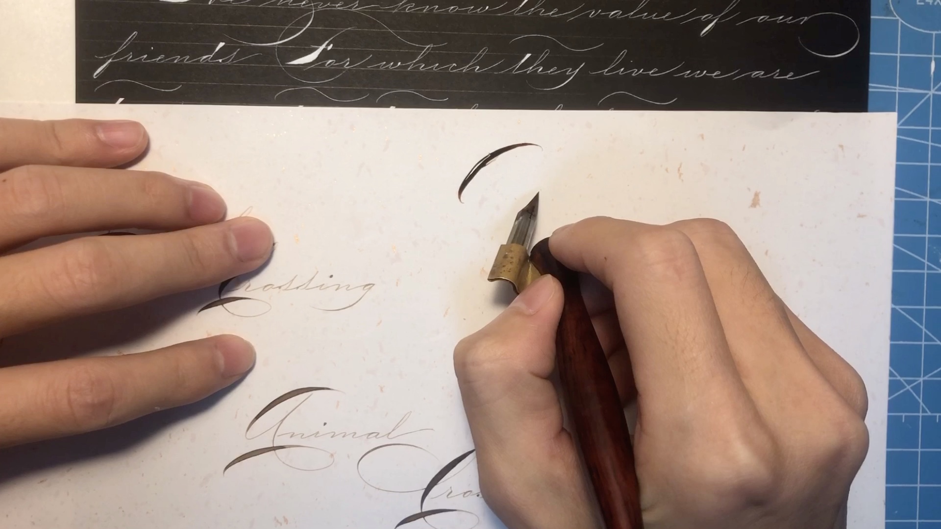 【ornamental penmanship】新人向 关于一些握笔姿势的问题_哔哩哔哩_bilibili