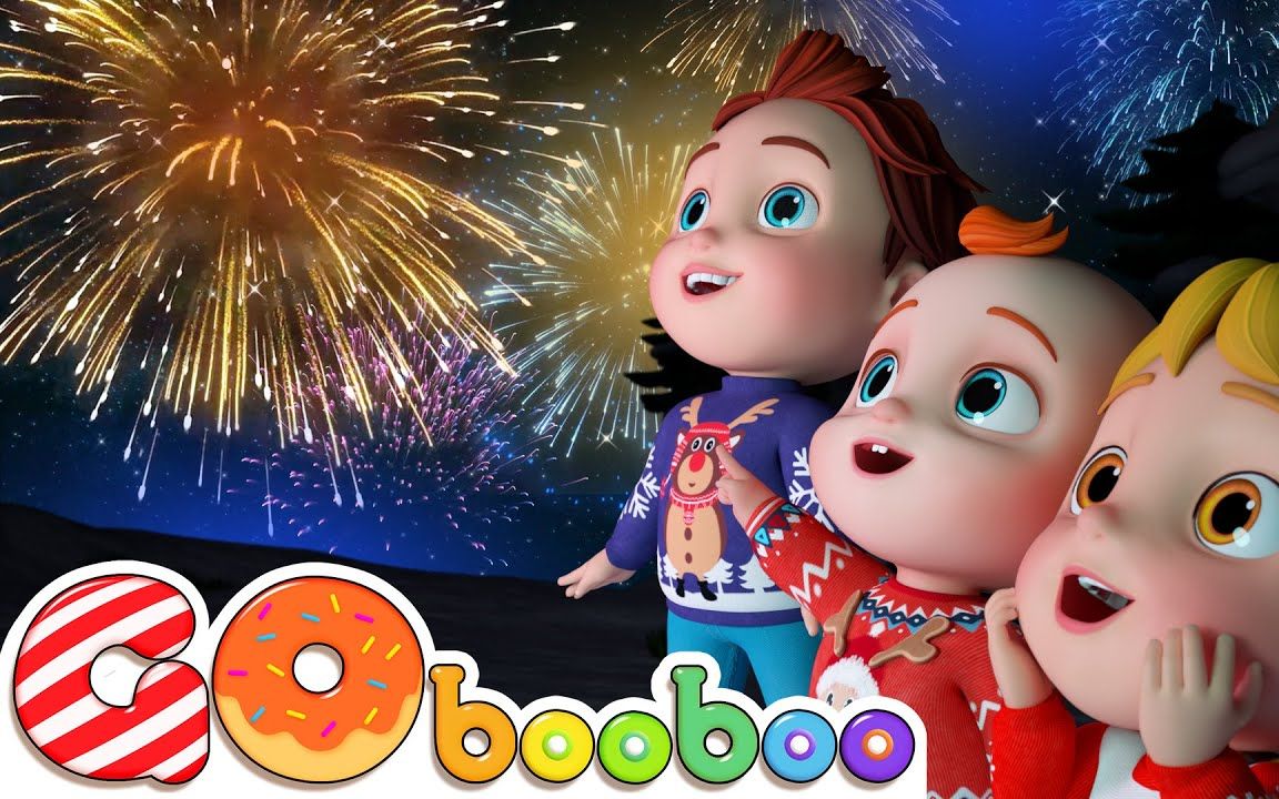 [图]【GoBooBoo英文儿歌】New Year Song | Happy New Year | 新年歌 | 新年快乐 | GoBooBoo Kids Songs